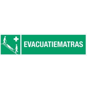 evacuatiematras+tekst