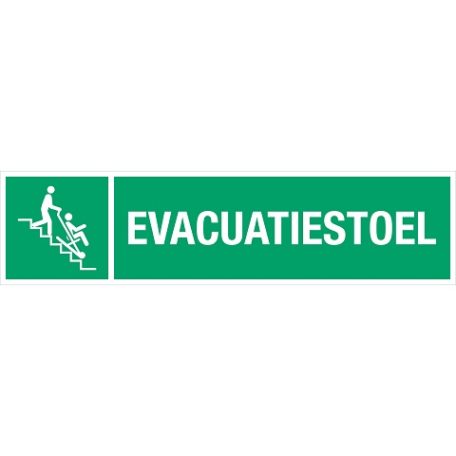 evacuatiestoel+tekst