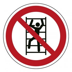 klimmen verboden
