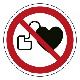 verbod voor personen met pacemaker