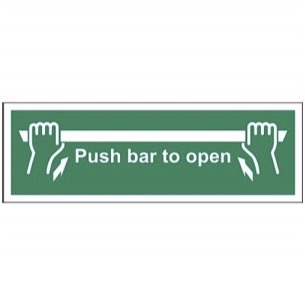 push bar to open