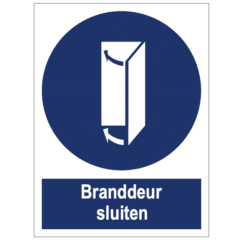 branddeur sluiten – blauw – 15 x 20 cm